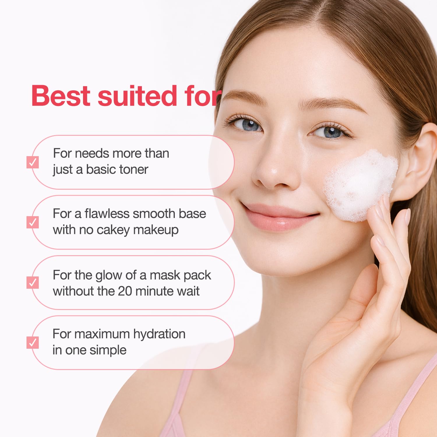Quick & Deep Bubble Serum, 3 in 1 Skincare Formula – Collagen for Supple, Visibly Radiant Skin – Quick-Absorbing Micro-Bubble Formula – Hydrates Dull Skin in One Step,3.28 fl oz